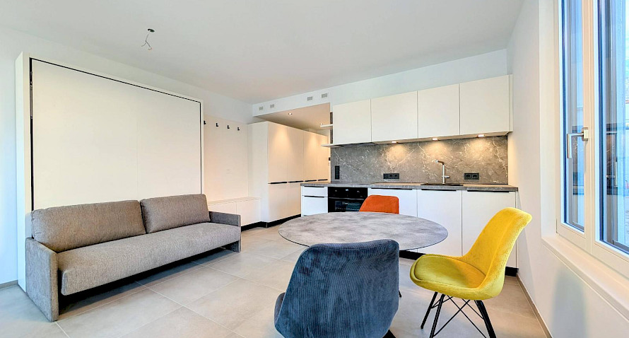 Hochwertige 1-Z-Gartenwohnung in zentralem Neubau Hochwertige 1-Z-Gartenwohnung in zentralem Neubau Bild